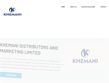 Tablet Screenshot of khemanigroup.net